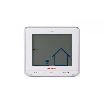 Метеостанция REXANT 70-0597 S637B с ЖК-экраном и беспроводным датчиком фото 2