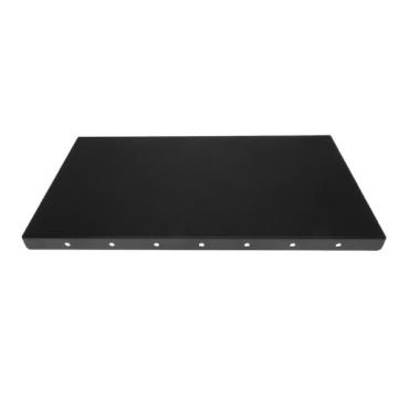 Полка для хранения EMBODIMENT EMB-TB-SH-400x220-B металлическая, настенная, черная фото 2