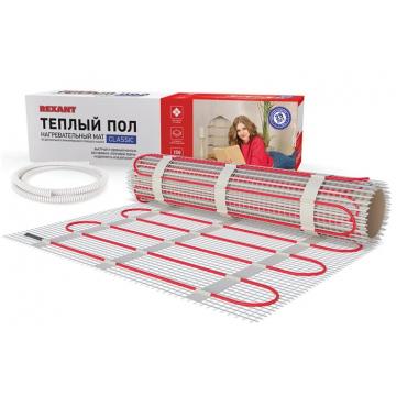 Мат нагревательный REXANT 51-0508-2 Classic RNX -4,0-600 двухжильный с экраном фото 1