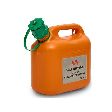 Канистра VILLARTEC 261000000004 оранжевая 5л фото 2