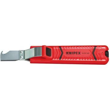 Нож для снятия изоляции KNIPEX 1620165SB с фиксированным лезвием [KN-1620165SB] фото 1
