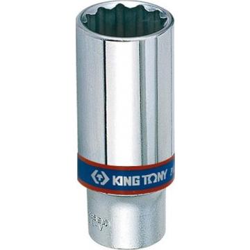 Головка двенадцатигранная с посадкой 3/8" KING TONY 323014M 14 мм глубокая фото 1