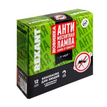 Лампа антимоскитная REXANT 71-0036 2х6Вт, 220В, S 60м? фото 4