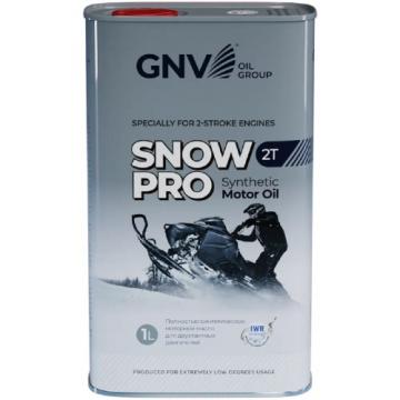 Масло для 2-тактных снегоходов GNV SNOW PRO 2T 1 л, синтетическое (металл. канистра) [GSP2T013114101654200001] фото 2