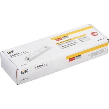 Блок аварийного питания IEK БАП40-1.0 для LED ИЭ [LLVPOD-EPK-40-1H] фото 1
