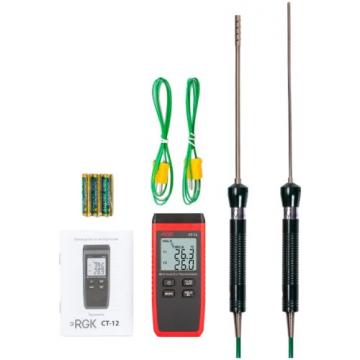 Измеритель температуры RGK CT-12+TR-10A+TR-10Wс поверкой контактный  [779814] фото 3