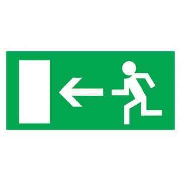 Табличка ПВХ REXANT 56-0025-2 "Направление к эвакуационному выходу налево" фото 1