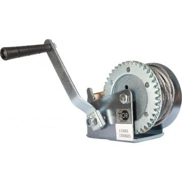 Лебедка барабанная TOR FD-1200 г/п 0,5 т, длина троса 10 м, 113051 [113051] фото 1