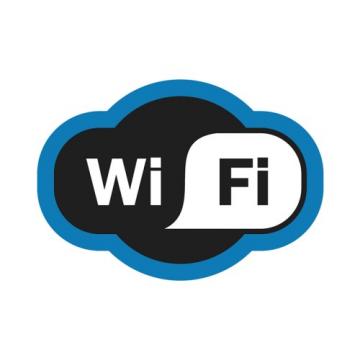 Табличка ПВХ REXANT 56-0017-2 «Зона Wi-Fi» 200х150 мм фото 1