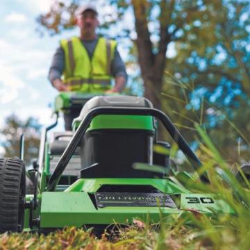 Газонокосилка аккумуляторная GREENWORKS 2 519 207 без АКБ и ЗУ [2519207] фото 2
