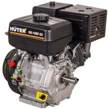 Бензиновый двигатель HUTER GE-188F-25 13,0 л.с. (вал 25 мм) [70/15/4] фото 1