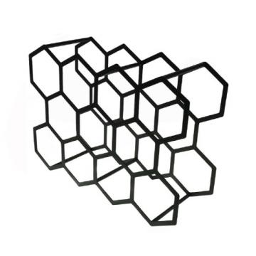 Держатель EMBODIMENT EMB-WINE-H-B для бутылок, 11 сот для хранения, черный фото 1