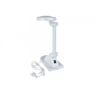 Лупа настольная REXANT 31-0242 3D+12D с подсветкой, ?90мм, белая фото 3