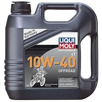 Масло для мотоциклов LIQUI MOLY SAE 10W40 Motorbike 4T Offroad 4 л 3056 синтетическое [3056] фото 1