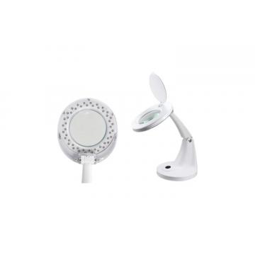 Лупа настольная REXANT 31-0245 3D с подсветкой 30 SMD LED, ?100мм, белая фото 1