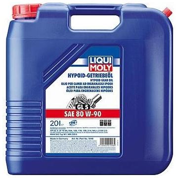 Масло трансмиссионное LIQUI MOLY 80W 90 Hypoid-Getriebeoil GL-5  20 л 1048 [1048] фото 1