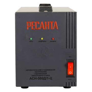 Стабилизатор напряжения однофазный Ресанта АСН-  500Д/1 без дисплея [63/6/37] фото 1