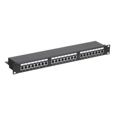 Патч-панель REXANT 02-0041 19", 1U, 24 порта, RJ45, CAT 5e, STP PRO фото 1