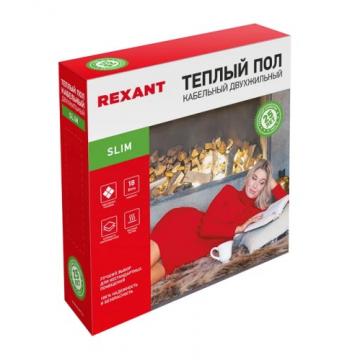 Нагревательный кабель REXANT Slim RNB -39-700 тонкий кабель под плитку, двухжильный, 39м [51-0504-3] фото 1