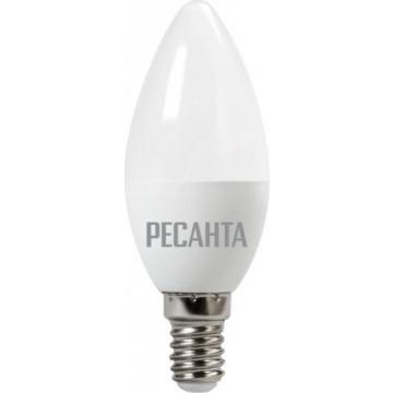 Лампа светодиодная Ресанта C37 5W 4000К E14 [76/1/2] фото 1