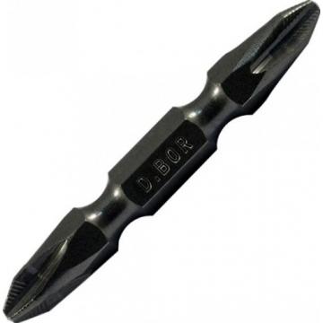 Бита намагниченная двухстор. D.BOR MAGNETIC  PH2 х PH2 50 мм TORSION (D-MA-P2P2-050-010) [D12-DMAP2P2050010] фото 1