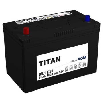 Аккумулятор Titan AGM 85.1 VRLA D31 B00 750А [4610082702974] фото 1