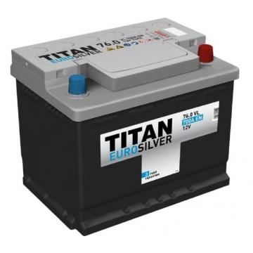Аккумулятор Titan EUROSILVER 76.0 VL 700А [4607008881417] фото 1