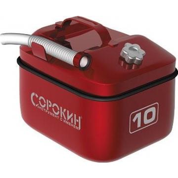 Канистра металлическая СОРОКИН 11.310 горизонтальная 10 л фото 1