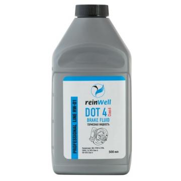 Тормозная жидкость REINWELL DOT 4 CLASS-6 0,5 л [3295] фото 1