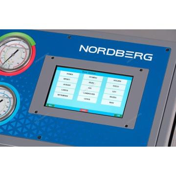 Установка для заправки автомобильных кондиционеров NORDBERG NF14 фото 4