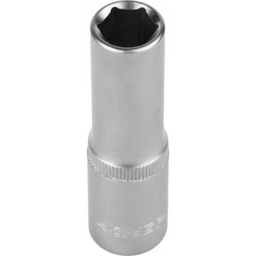 Головка шестигранная с посадкой 1/2" ЗУБР МАСТЕР FLANK 12 мм, торцовая cr-v, хром покрытие [27726-12] фото 1