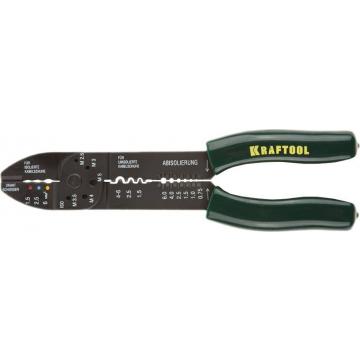Инструмент для снятия изоляции KRAFTOOL МК-7 многофункциональный, 0.75-6 мм2 [22661] фото 1