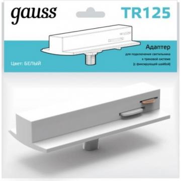 Адаптер GAUSS TR125 для подключения светильника к трековой системе цве фото 1