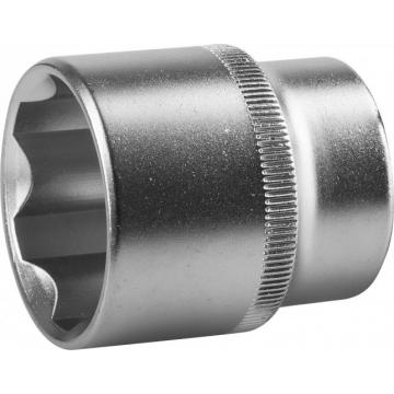 Головка шестигранная с посадкой 1/2" ЗУБР МАСТЕР SUPER LOCK 32 мм, торцовая cr-v, хром покрытие [27725-32_z02] фото 1