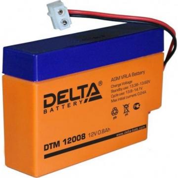 Аккумулятор Delta DTM 12008 фото 1