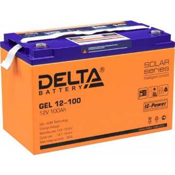 Аккумулятор Delta GEL 12-100 (AGM+GELl) фото 1