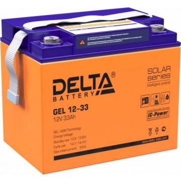 Аккумулятор Delta GEL 12-33 (AGM+GEL) фото 1
