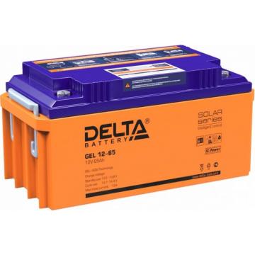 Аккумулятор Delta GEL 12-65 (AGM+GEL) фото 1