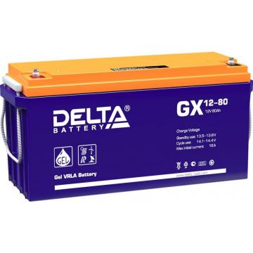 Аккумулятор Delta GX 12-80 (GEL) фото 1