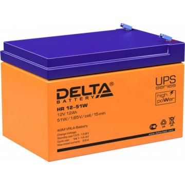 Аккумулятор Delta HR 12-51 W фото 1