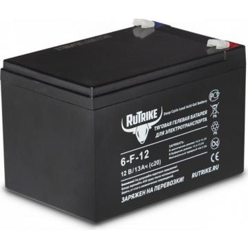 Аккумулятор RUTRIKE 12V 13A/H C20 тяговый 6-F-12 [023274] фото 1