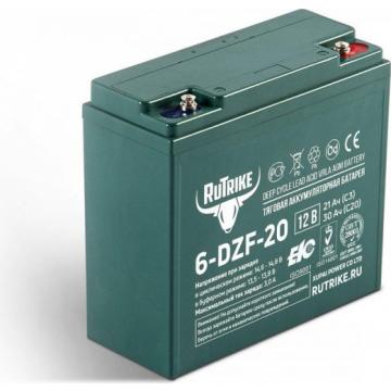 Аккумулятор RUTRIKE 12V 20A/H C2 тяговый 6-DZF-20 [022834] фото 1