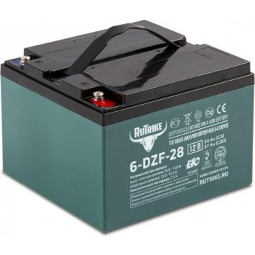 Аккумулятор RUTRIKE 12V 28A/H C3 тяговый 6-DZF-28 [022836] фото 1