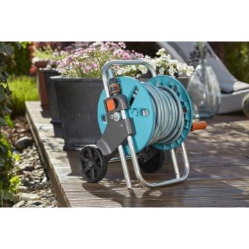Тележка для шланга GARDENA AquaRoll S с комплектом для полива 18502-50.000.00 [18502-50.000.00] фото 4