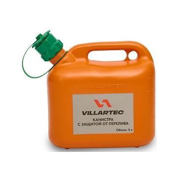 Канистра VILLARTEC 261000000004 оранжевая 5л фото 3