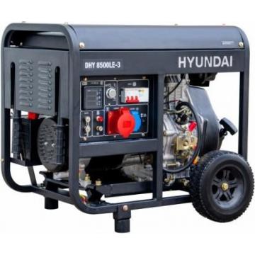 Электростанция дизельная с воздушным охлаждением HYUNDAI DHY  8500LE-3 открытая [DHY 8500LE-3] фото 4