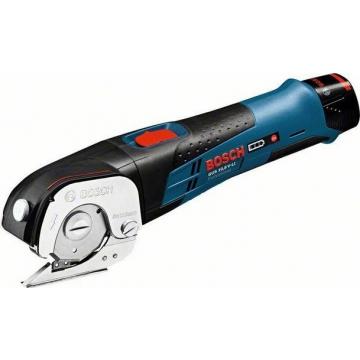 Ножницы аккумуляторные BOSCH GUS 10,8 V-LI/ 12V-300  универсальные [06019B2904] 2х2,0Ач, кейс L-Boxx фото 1