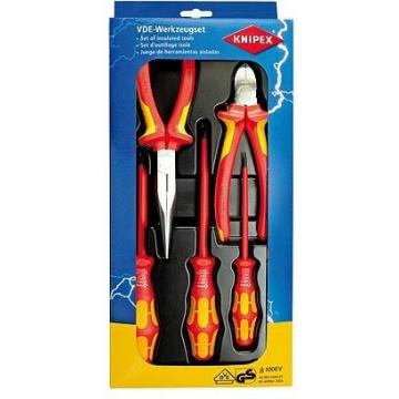 Набор диэлектрического инструмента KNIPEX 002013 1000 V, 5 предметов [KN-002013] фото 1