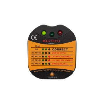 Тестер розеток MASTECH 13-1260 MS6860D фото 2