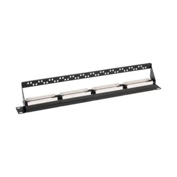 Патч-панель REXANT 02-0231 19" 1U, 24 порта RJ45, CAT 6, UTP с органайзером фото 2